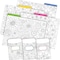 Barker Creek Color Me! In My Garden File Folder & Library Pockets, Multi-Design Set, 42/Set 3538 - alternate 1